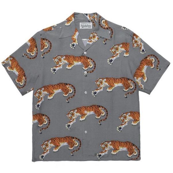 Tim Lehi - S/S Hawaiian Shirt 'Gray' Tim Lehi - S/S Hawaiian Shirt 'Gray'