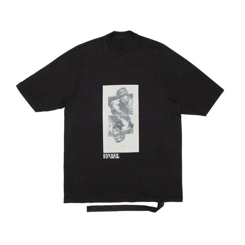 大人気! RICK OWENS DRKSHDW Jumbo Tシャツ 半袖 五芒星ステッチ T-shirts Rick Owens DRKSHDW Knit - Jumbo Ss T-Shirt Black