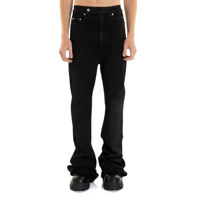 RICK OWENS DRKSHDW Bolans Bootcut Pants - Black | Garmentory
