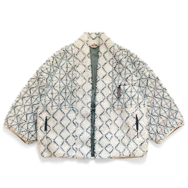 Do-Gi Sashiko BOA Fleece Kesa Jacket 'Ecru' Do-Gi Sashiko BOA Fleece Kesa Jacket 'Ecru'