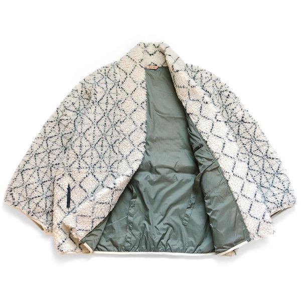 Do-Gi Sashiko BOA Fleece Kesa Jacket 'Ecru' Do-Gi Sashiko BOA Fleece Kesa Jacket 'Ecru'