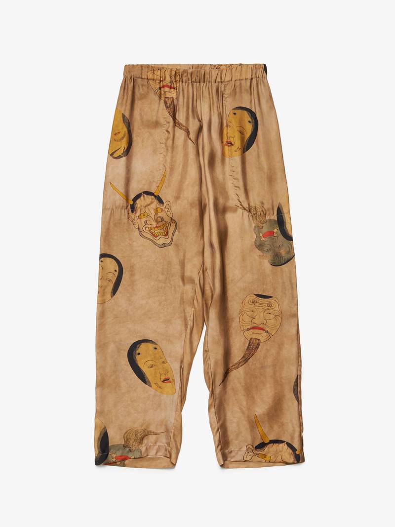 Pre - Loved] Uma Wang Japan Style Printed Pants | Garmentory