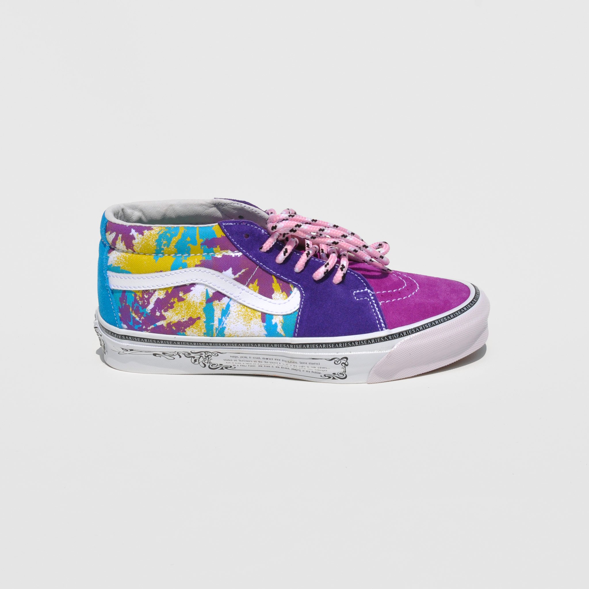 VANS x Aries OG Sk8-Mid LX Sneakers \'Weed Bright\' Aries X OG Sk8 Mid LX  main image 3