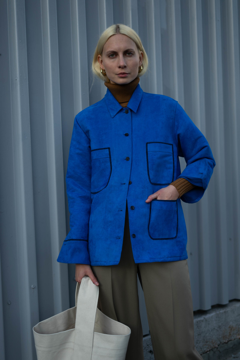 Index Series Toulon Faux Suede Shirt jacket