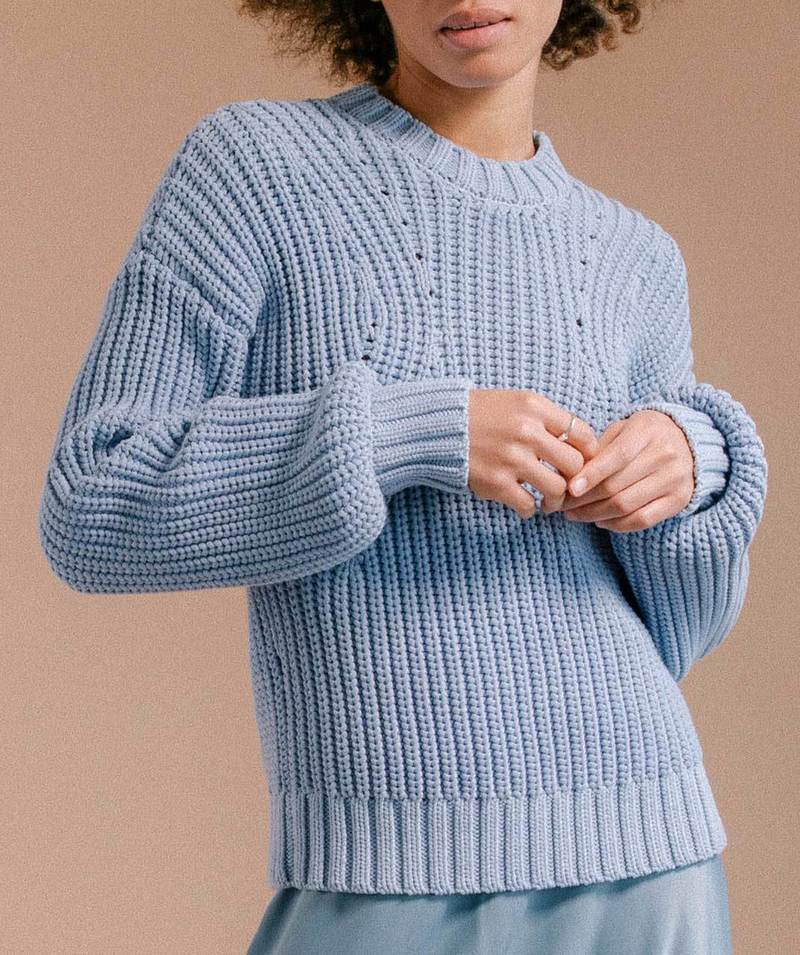 RODEBJER 売れ筋商品|||ロジャー ニット&セーター アウター レディース Sweaters Blue Rodebjer Beauvoir Sweater | Garmentory
