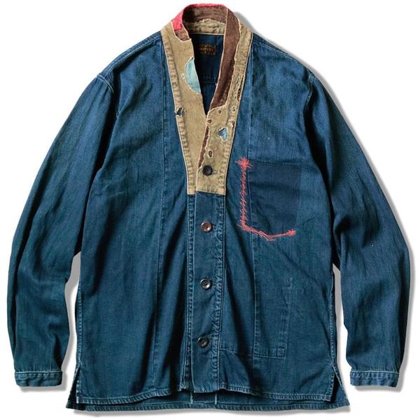 8oz IDG x IDG Denim Juban Shirt (DOTERA Remake) 'Indigo' 8oz IDG x IDG Denim Juban Shirt (DOTERA Remake) 'Indigo'