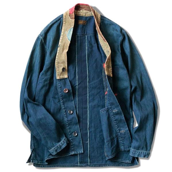 8oz IDG x IDG Denim Juban Shirt (DOTERA Remake) 'Indigo' 8oz IDG x IDG Denim Juban Shirt (DOTERA Remake) 'Indigo'