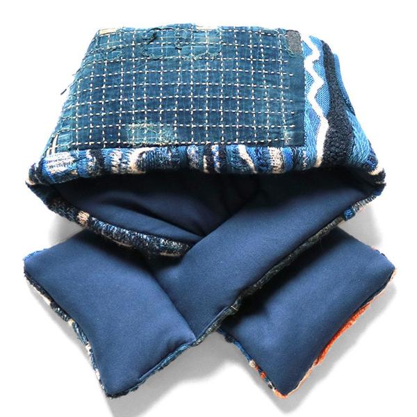 BORO x GAUDY Knit KESA Scarf 'Indigo' BORO x GAUDY Knit KESA Scarf 'Indigo'
