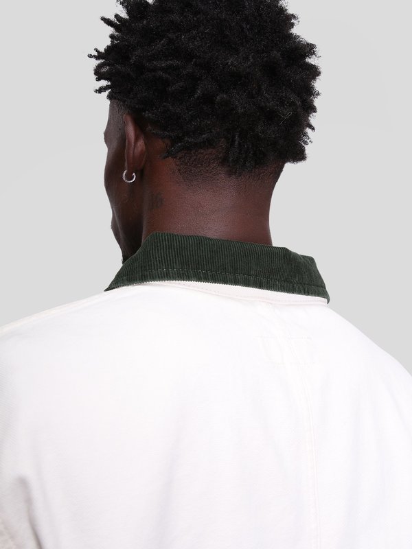Stussy Cord Collar Canvas Jacket - Bone | Garmentory