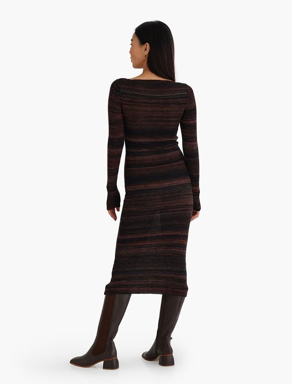 The Paloma Knit Long Dress ブラック