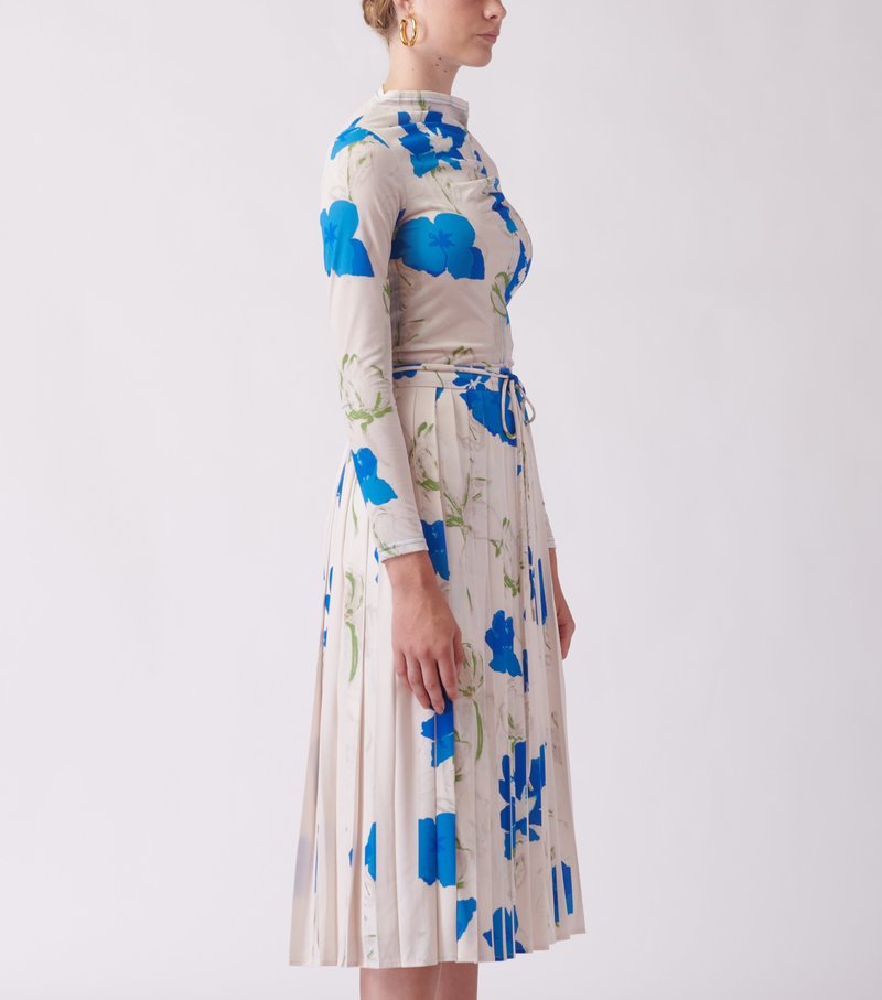 Rejina Pyo Alix Top - Flower Blue | Garmentory