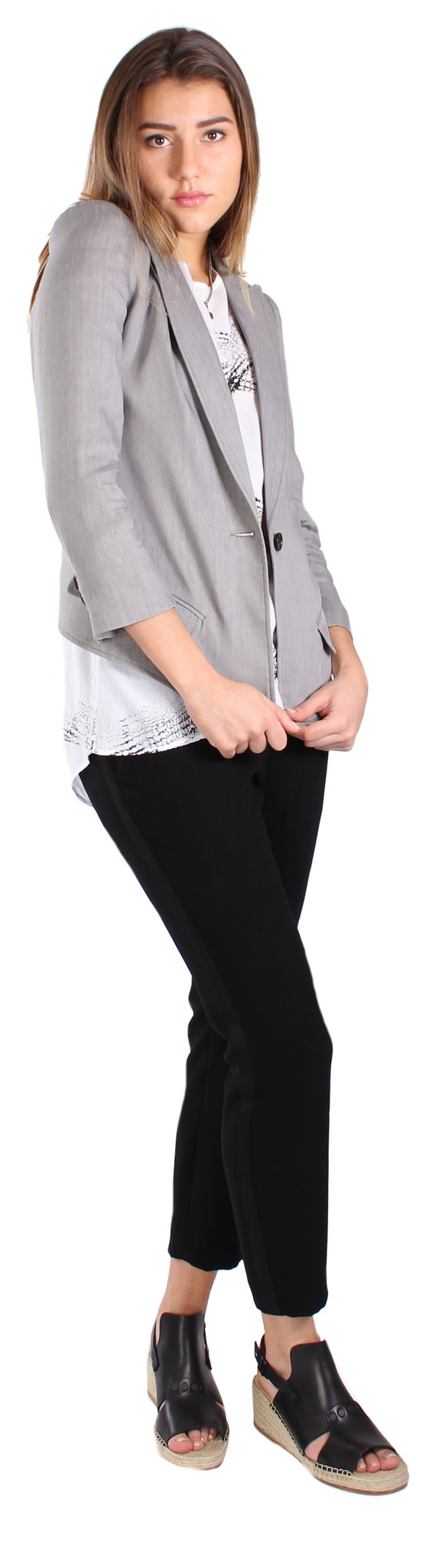 Smythe Sharp Shoulder Blazer Smythe Sharp Shoulder Blazer