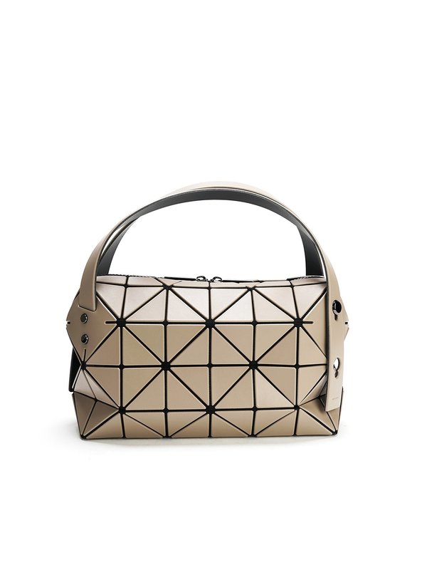 BAO BAO ISSEY MIYAKE BOSTON BAG - DARK BEIGE | Garmentory