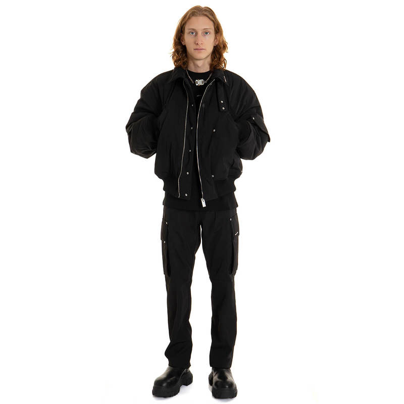 1017 ALYX 9SM Flight Bomber Jacket - Black | Garmentory