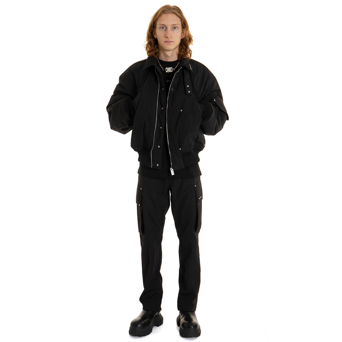 1017 ALYX 9SM Flight Bomber Jacket - Black | Garmentory