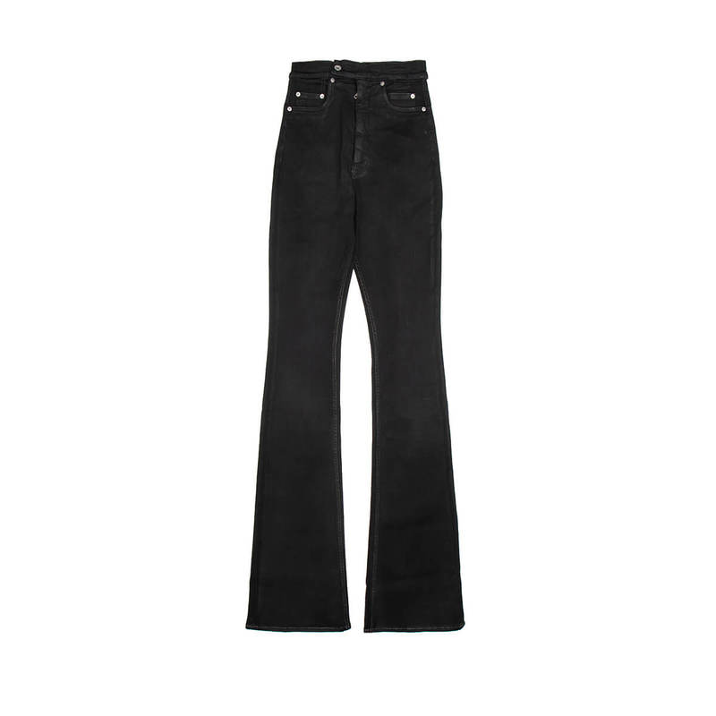 RICK OWENS Men DRKSHDW Bolans Bootcut Pants - Black | Garmentory