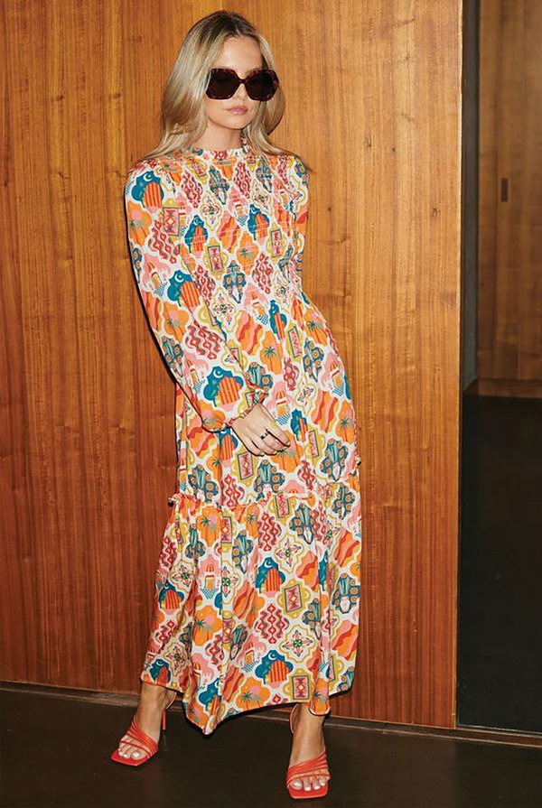 NEVER FULLY DRESSED Amina Midi Dress on Garmentory