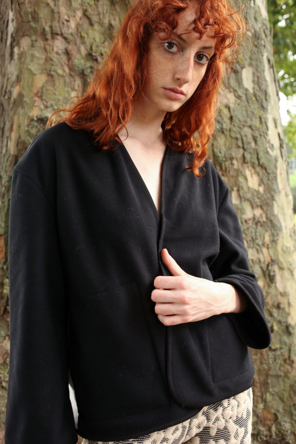 GRÖN KULLE Noor Classic Yin Yang JACKET - Black/white