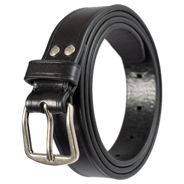 Ann Demeulemeester Black leather Bent belt - black | Garmentory