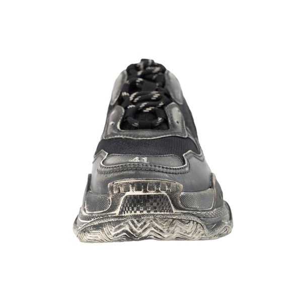 Balenciaga Faded Triple S Sneakers - black | Garmentory