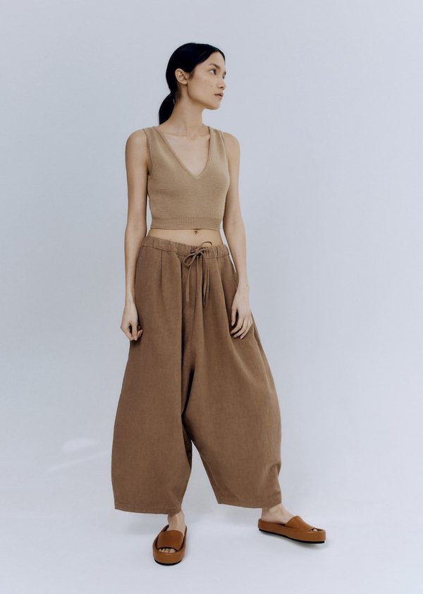Cordera Ramie Maxi Pants - Caramel | Garmentory