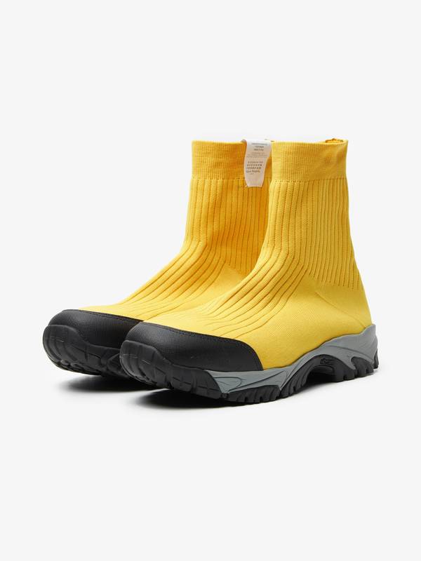 Maison Margiela M Vibram Soled Yellow Sock Sneakers | Garmentory