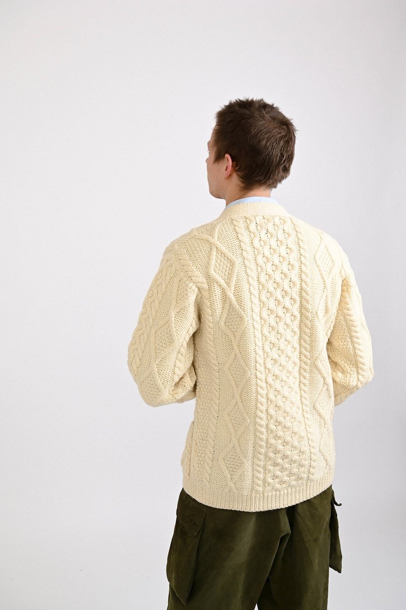 Howlin' Blind Flowers Cardigan - Ecru