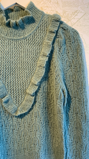 Veronica Beard Sorina Ruffled Sweater 