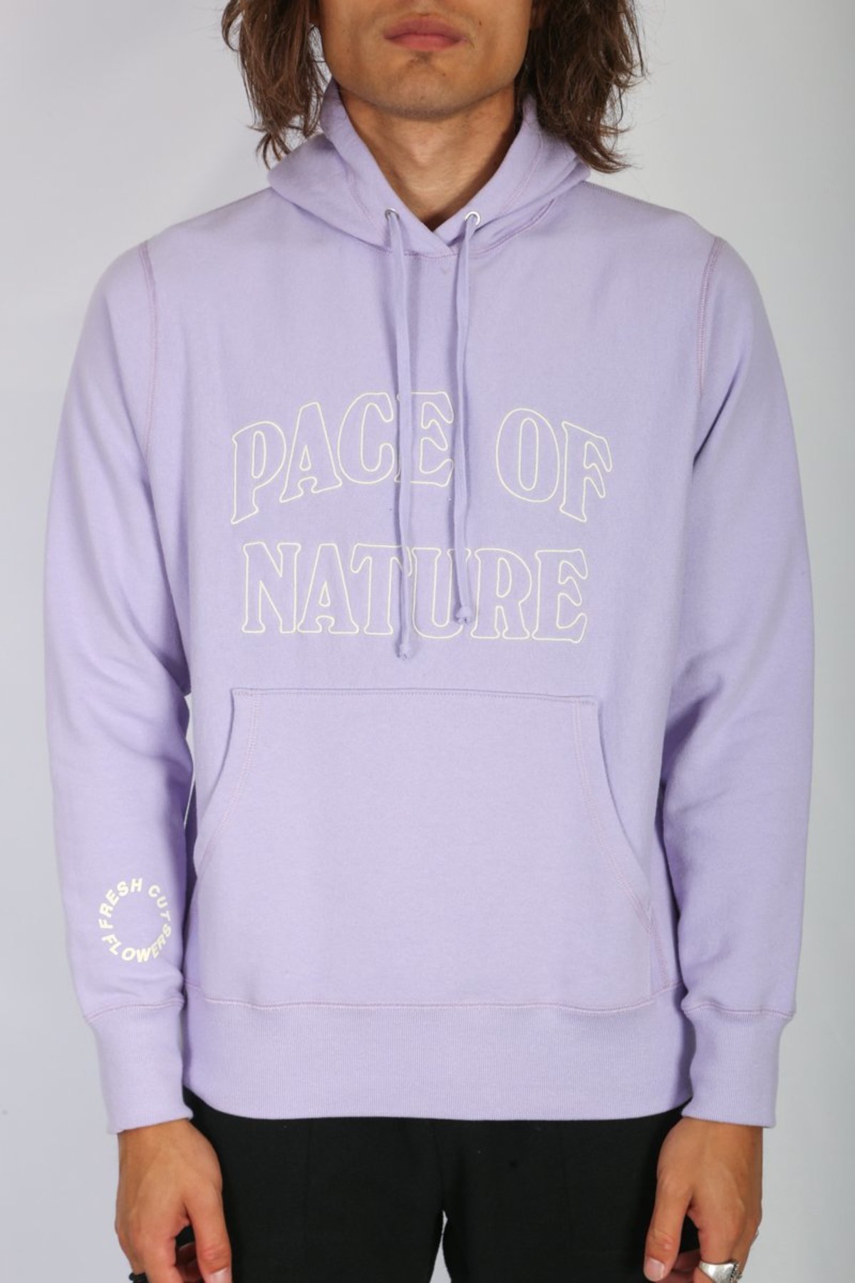 Fresh Cut Flowers PACE OF NATURE HOODIE - LILAC | Garmentory