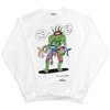 WHOLE Power to the people sweater - white - Thumbnail 1
