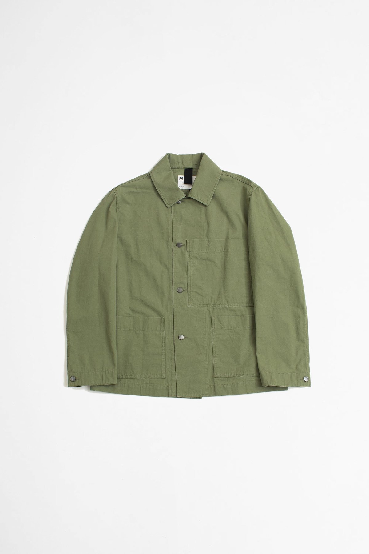 Margaret Howell Big pocket compact cotton drill jacket - khaki Margaret Howell Big pocket compact cotton drill jacket - khaki