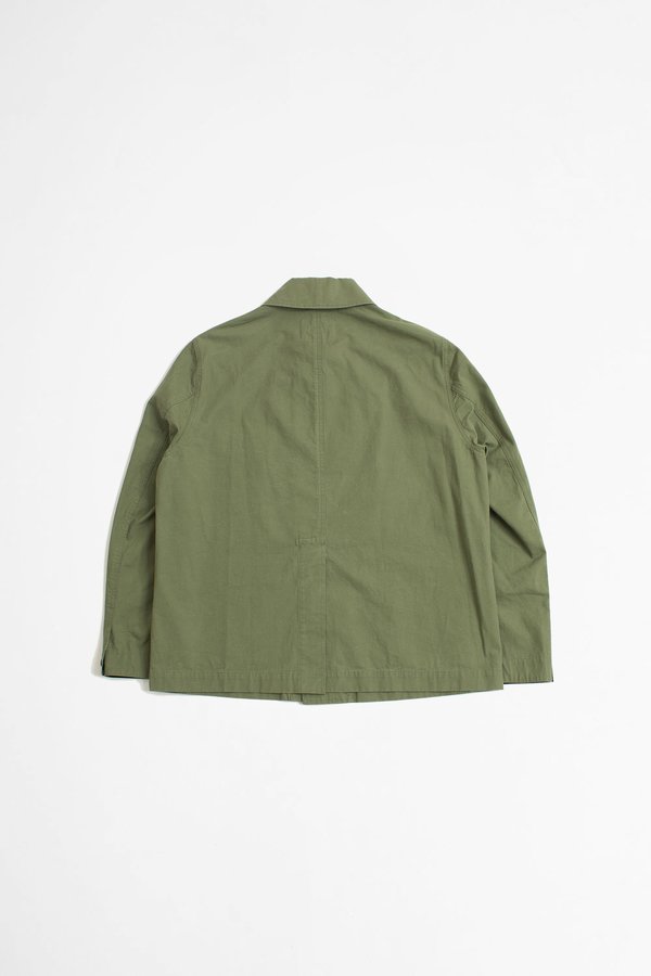 Margaret Howell Big pocket compact cotton drill jacket - khaki