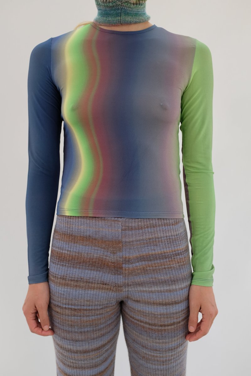 Paloma Wool Iceland Top - Northern Lights Print | Garmentory