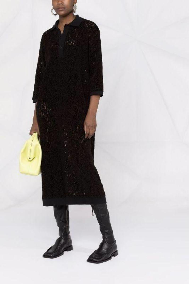 Henrik Vibskov Polo Lace Dress - Black | Garmentory