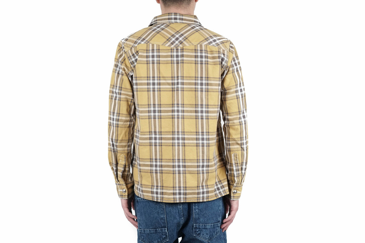 Remi Relief 12OZ CPO CHECK JACKET - YELLOW - Image 4 of 13