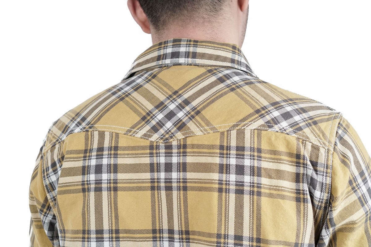 Remi Relief 12OZ CPO CHECK JACKET - YELLOW - Image 8 of 13
