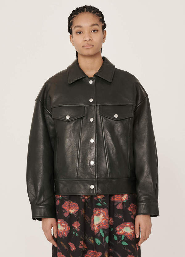 ymc leather jacket