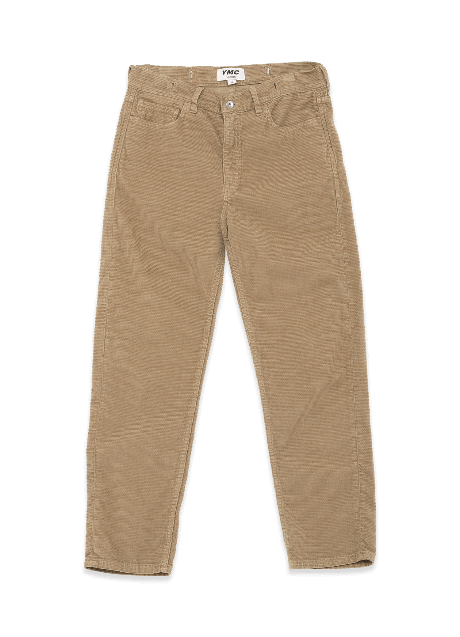 YMC Tearaway Cotton Waffle Cord Jeans Camel Garmentory