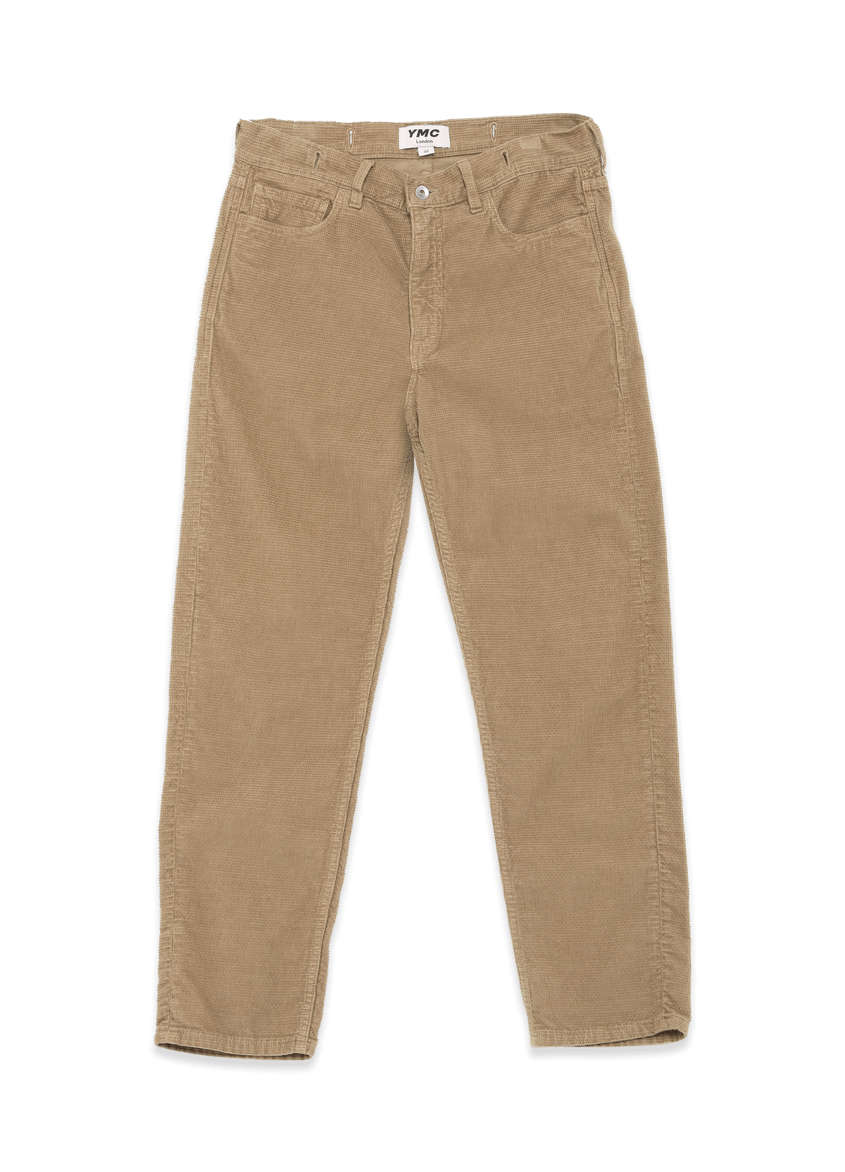 YMC Tearaway Cotton Waffle Cord Jeans Camel Garmentory
