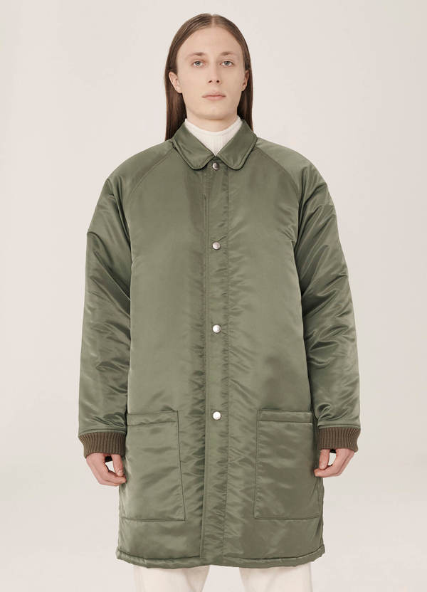 YMC Jocks MA1 Nylon Coat - Olive | Garmentory
