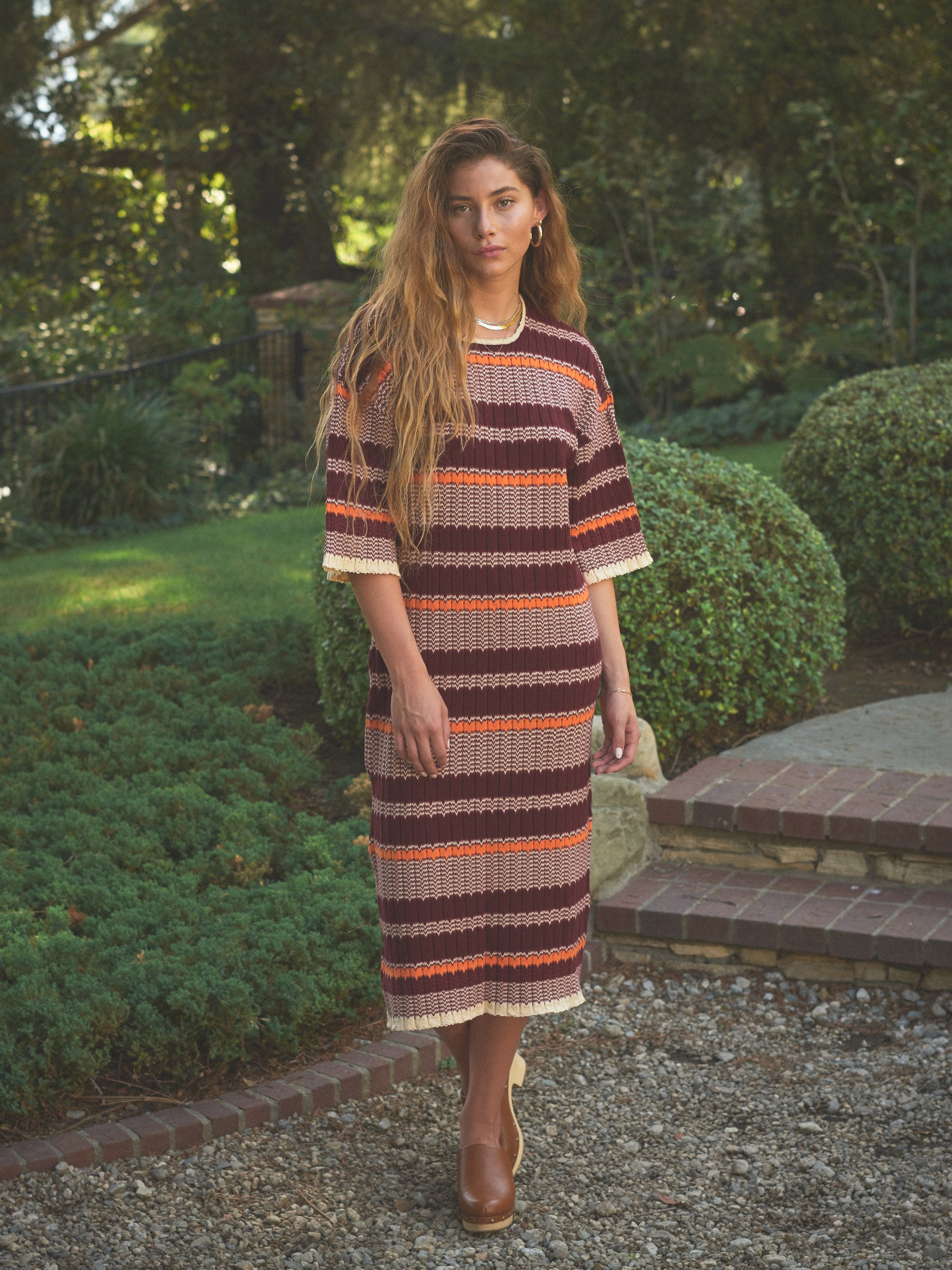 THE ODELLS Ophelia Sweater Dress - AMETHYST MULTI | Garmentory THE ODELLS Ophelia Sweater Dress - AMETHYST MULTI | Garmentory