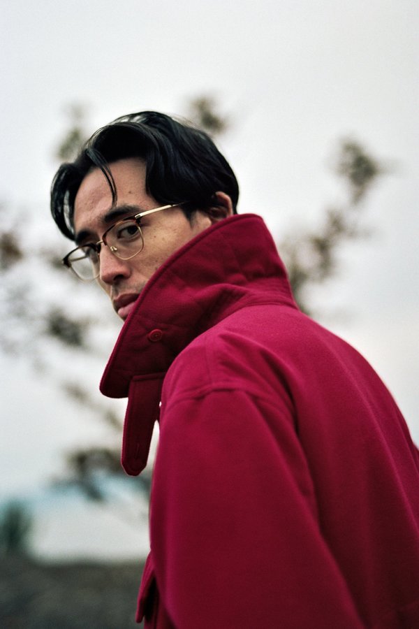 Engineered Garments Polyester Fake Melton Cruiser Jacket - Red