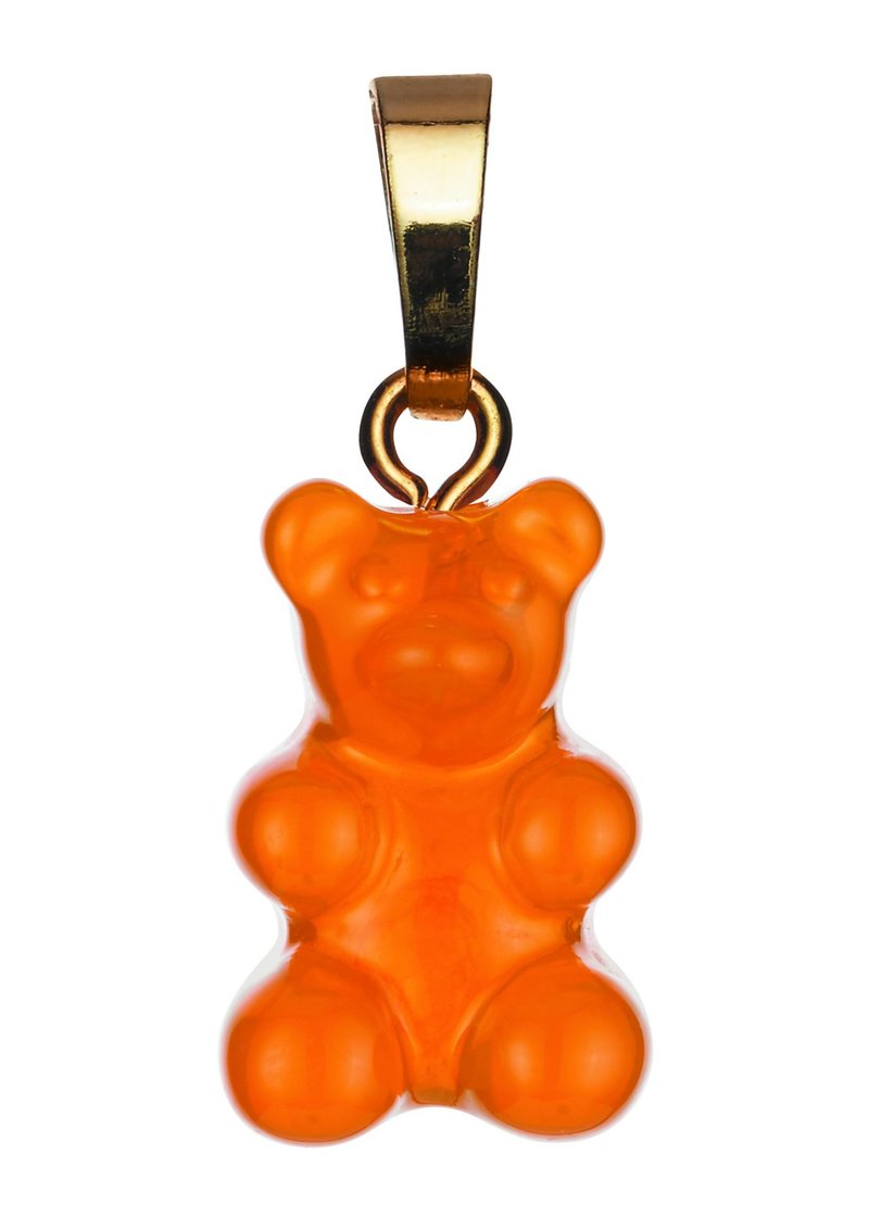 CRYSTAL HAZE ◆ PENDANT_NOSTALGIA BEAR CLASSIC FANTA Mega Nostalgia Bear - Pave Connector - Gold Plated