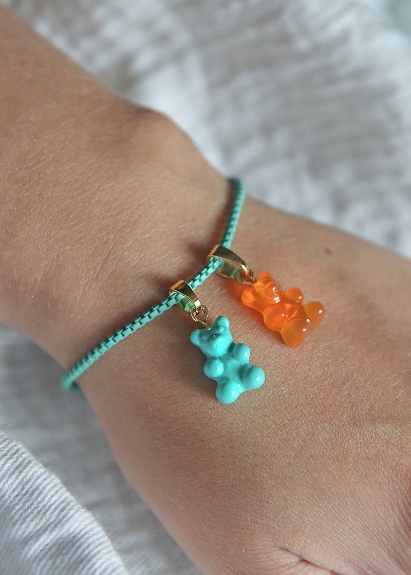 Crystal Haze Nostalgia Bear Pendant - Fanta | Garmentory