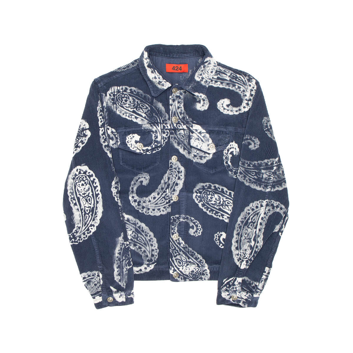 424 Paisley Trucker Jacket | Garmentory