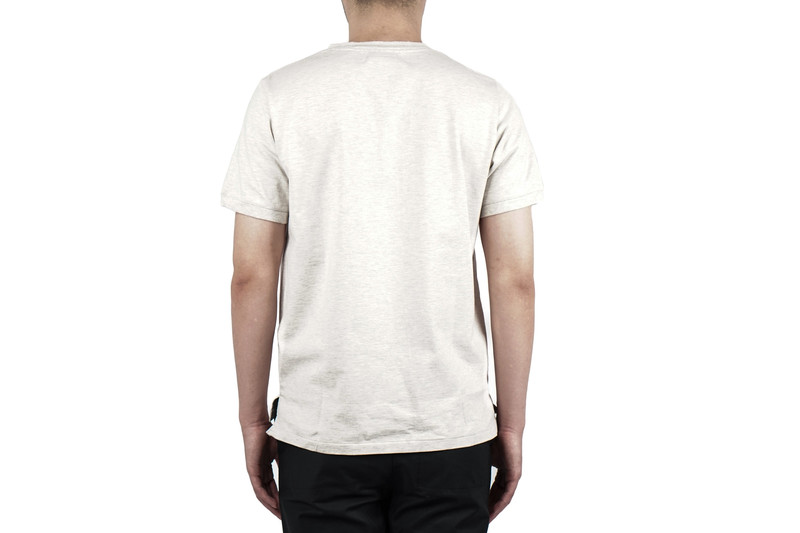 【REMI RELIEF】 HENLEY NECK PRINT TEE Remi Relief HEAVY GAUGE HENLEY NECK TEE - OATMEAL | Garmentory
