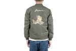 Remi Relief NYLON 66 TIGER BOMBER JACKET - KHAKI - Thumbnail 4