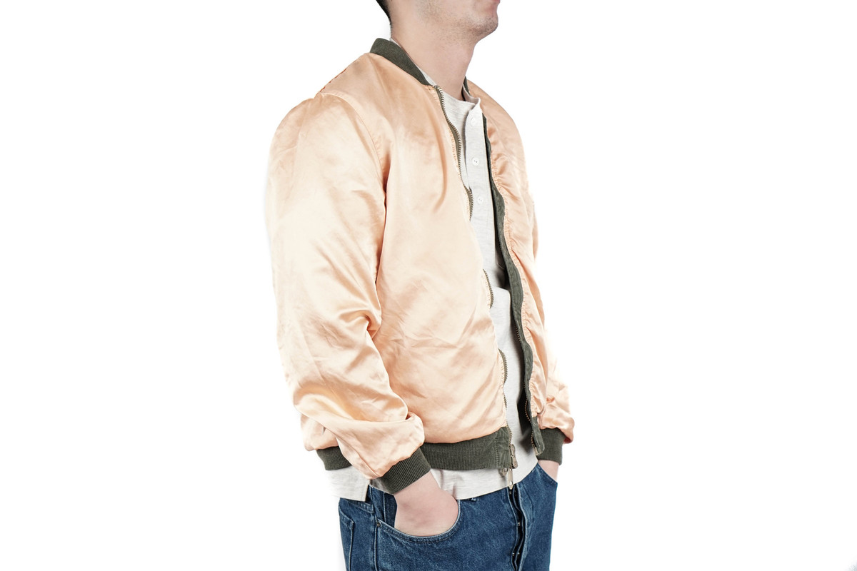 Remi Relief NYLON 66 TIGER BOMBER JACKET - KHAKI - Image 9 of 10