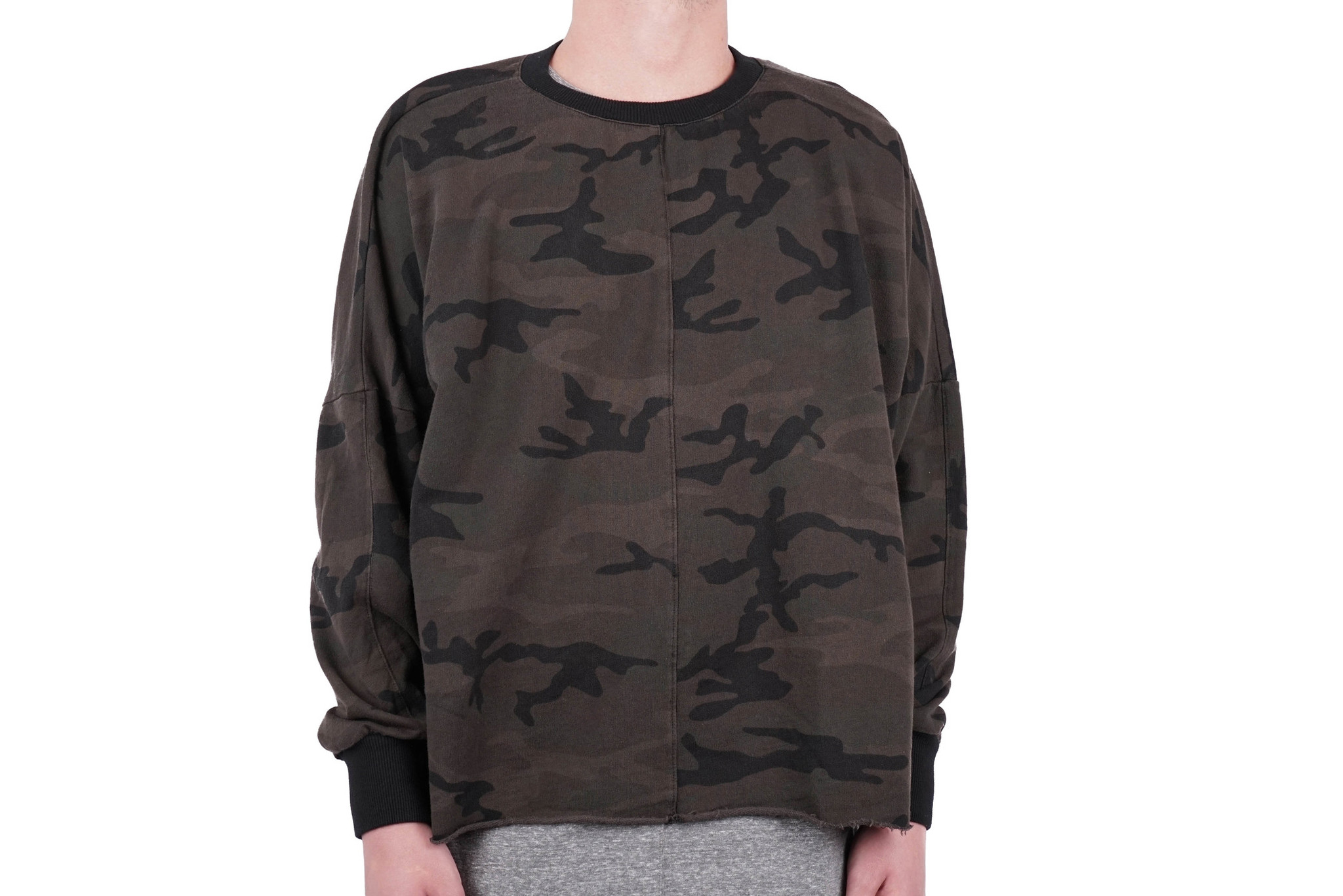 Knomadik by Daniel Patrick OVERSIZED HERO SWEAT - DARK CAMO 