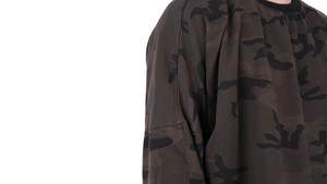 Knomadik by Daniel Patrick OVERSIZED HERO SWEAT - DARK CAMO 